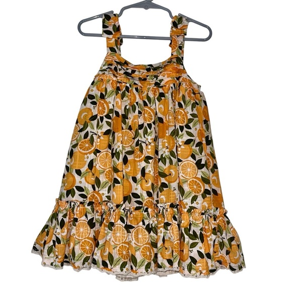 Sincerely Jules Floral/OrangeSundress - Picture 1 of 5